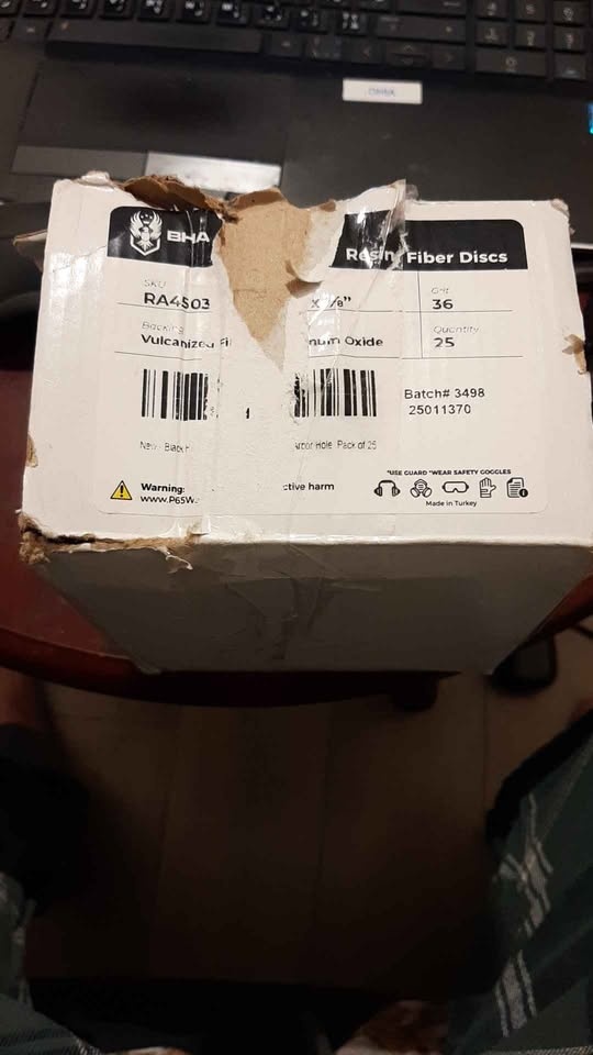 BHA RESIN FIBER DISCS VULCANIZED RA4503 - photo 3