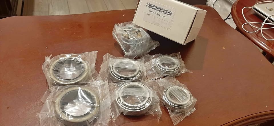 Trailer Bearing Kit Two Sets Fits 1250lb Hub 1" Spindle