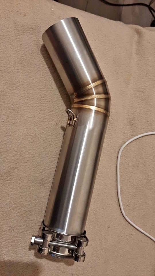 Aramox Exhaust Mid Link Pipe Fit for FZ8 FZ8N