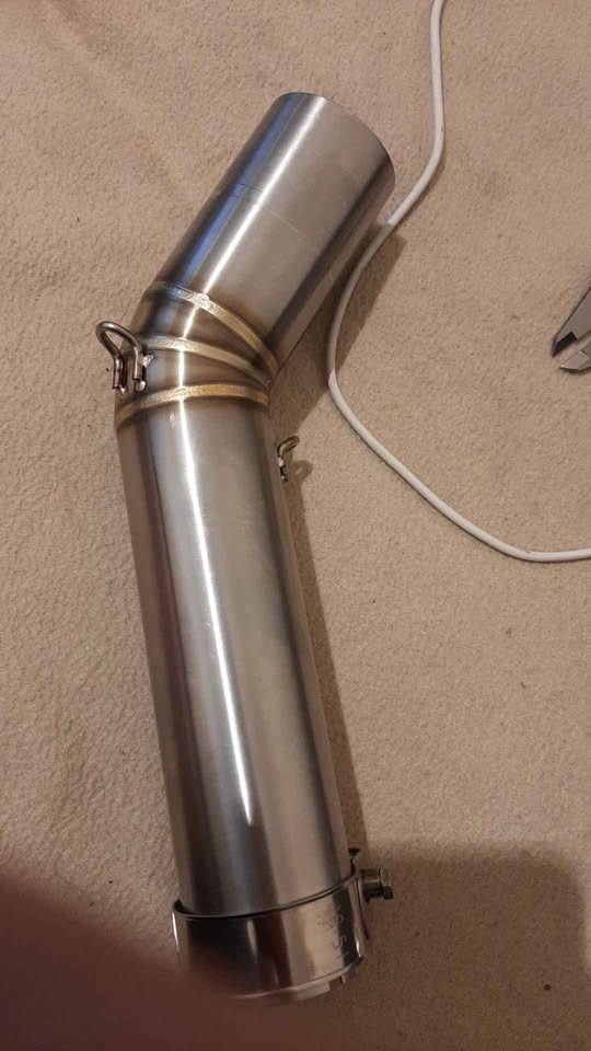 Aramox Exhaust Mid Link Pipe Fit for FZ8 FZ8N - photo 2