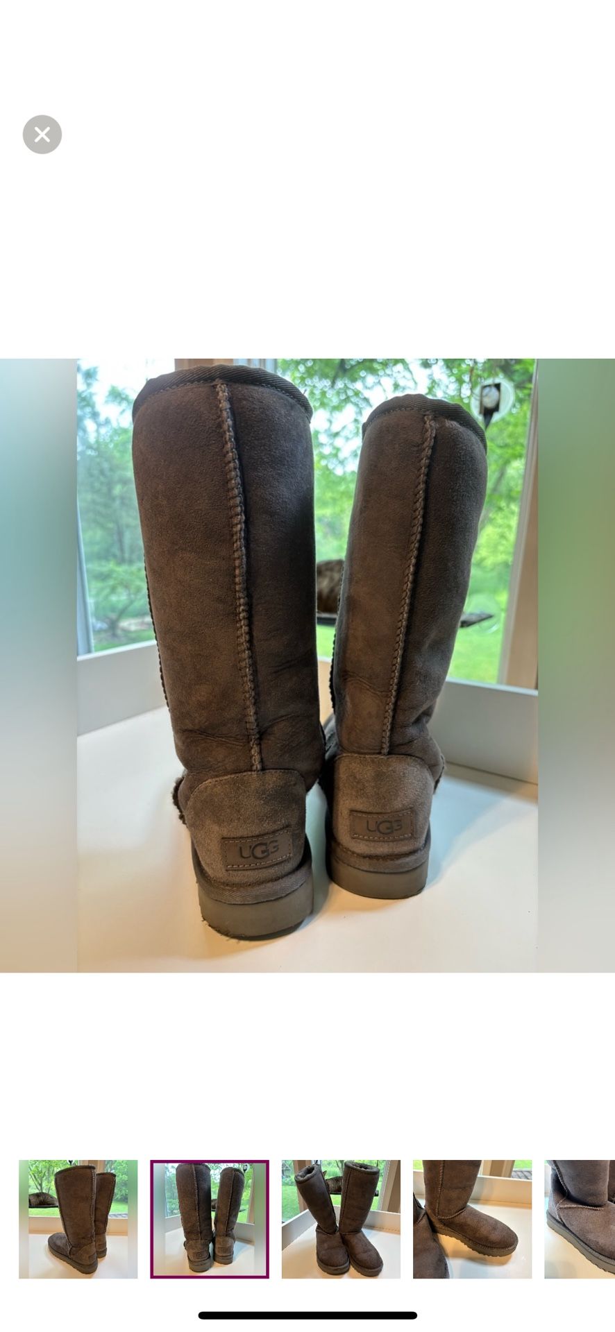 Ugg Chocolate Suede Boots - photo 2