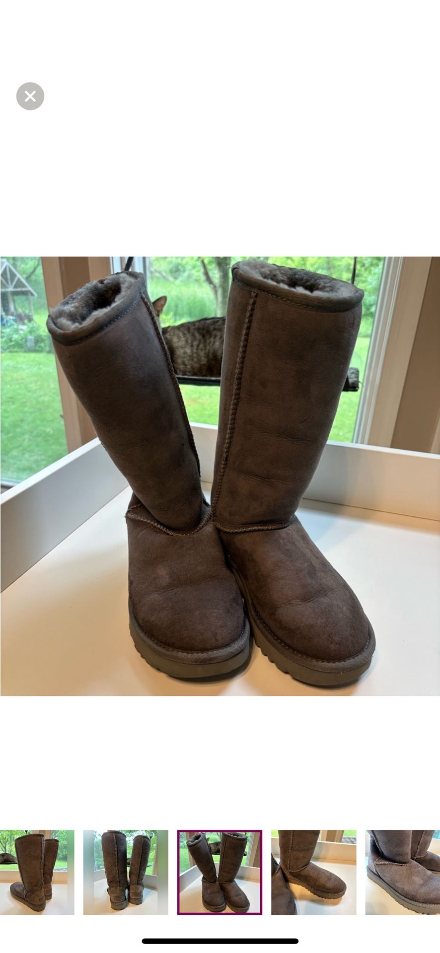 Ugg Chocolate Suede Boots - photo 3