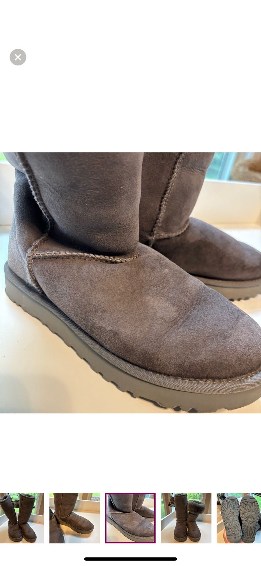 Ugg Chocolate Suede Boots - photo 5