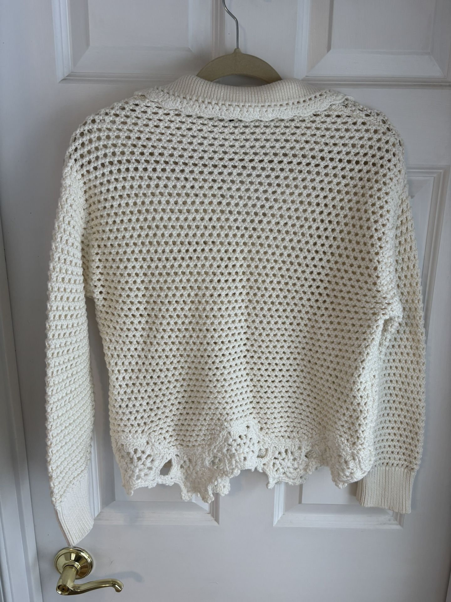 Rails White V Neck Sweater - photo 3