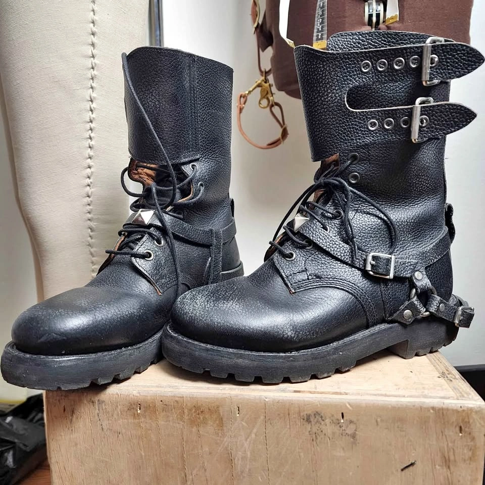 The Kooples Leather Combat boots