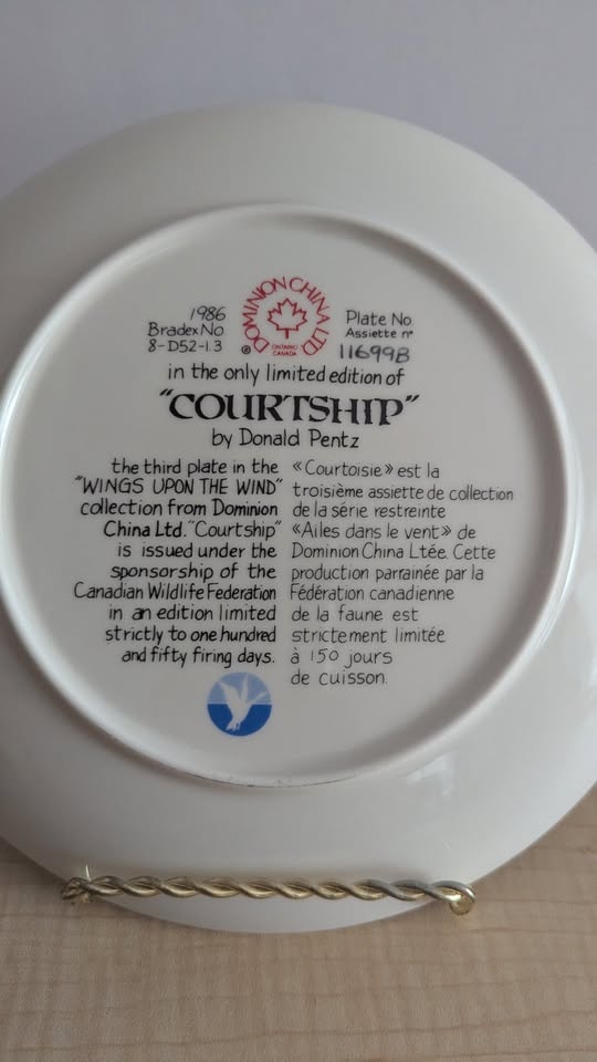 🦢 Vintage Collector Plates: Donald Pentz Set (4) - photo 2