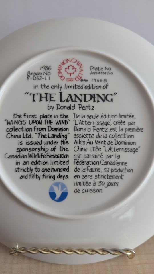 🦢 Vintage Collector Plates: Donald Pentz Set (4) - photo 4