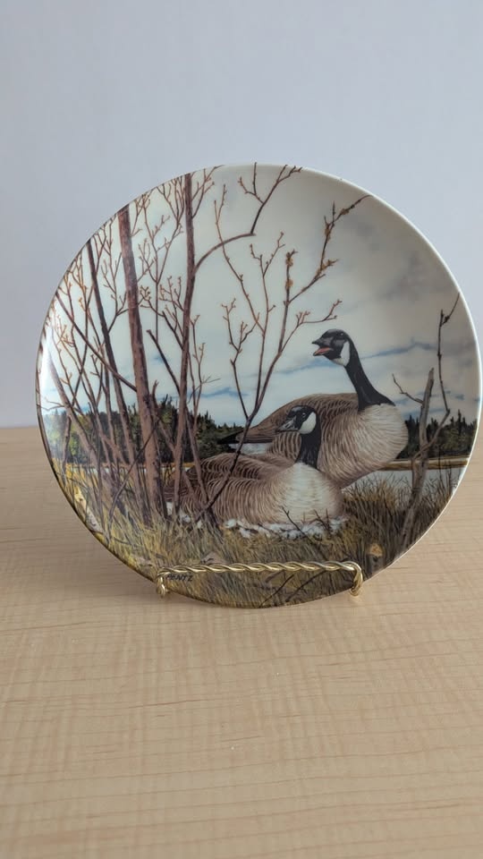 🦢 Vintage Collector Plates: Donald Pentz Set (4) - photo 5