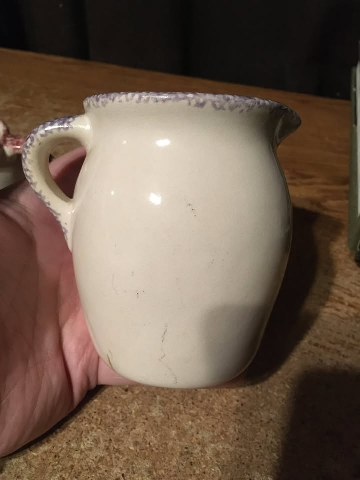 PAIR OF VINTAGE LOOMCO CHINA CREAMER AND PITCHER HEART & HOUSE - photo 3