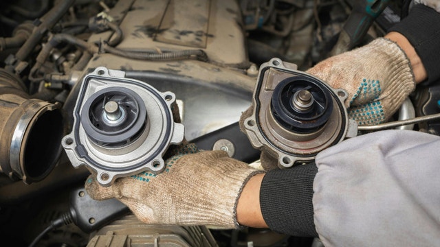 Water pump / coolant pump service.