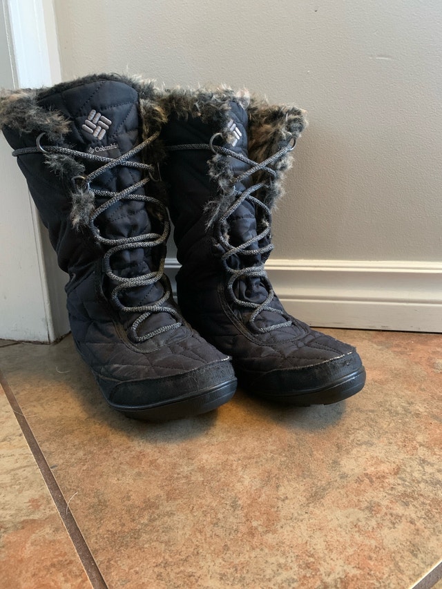 columbia winter boots women’s 6.5 worn 1 season