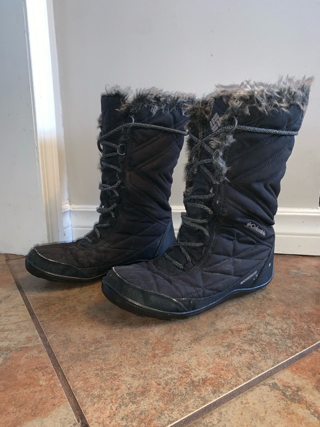 columbia winter boots women’s 6.5 worn 1 season - photo 2