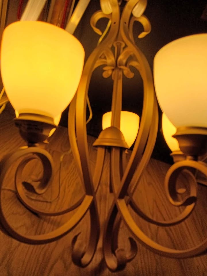 Vintage Epoch Chandelier, 5 lights $70 (retail $120)