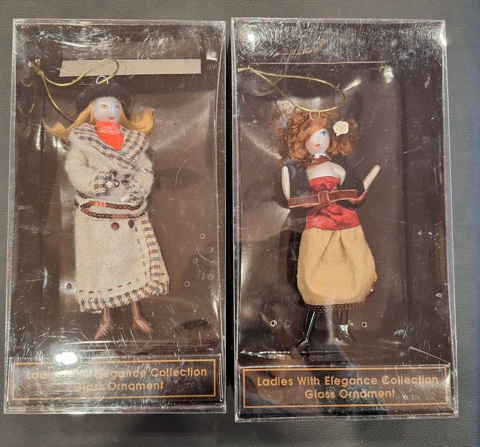 Ladies With Elegance Collection glass ornaments. $20 each or bot - photo 5