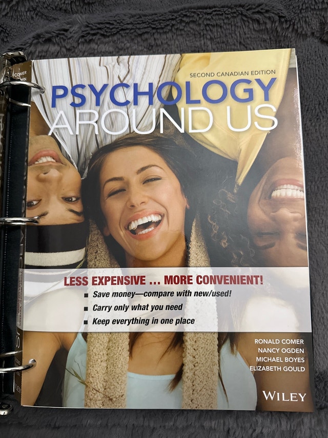 PSYC 200/201 Psychology Around Us (Second Canadian Edition)