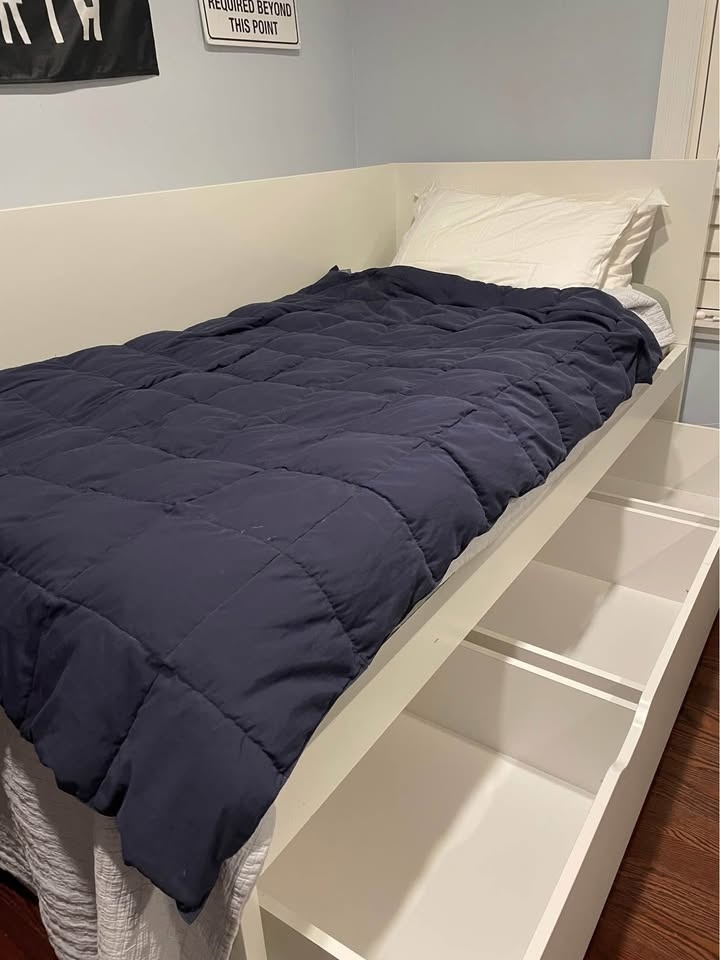 IKEA single bed with storage - photo 3