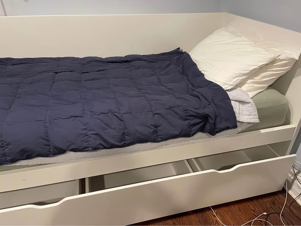 IKEA single bed with storage - photo 4