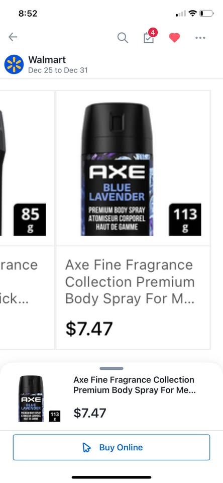 Axe Blue Lavender Body Spray - photo 2