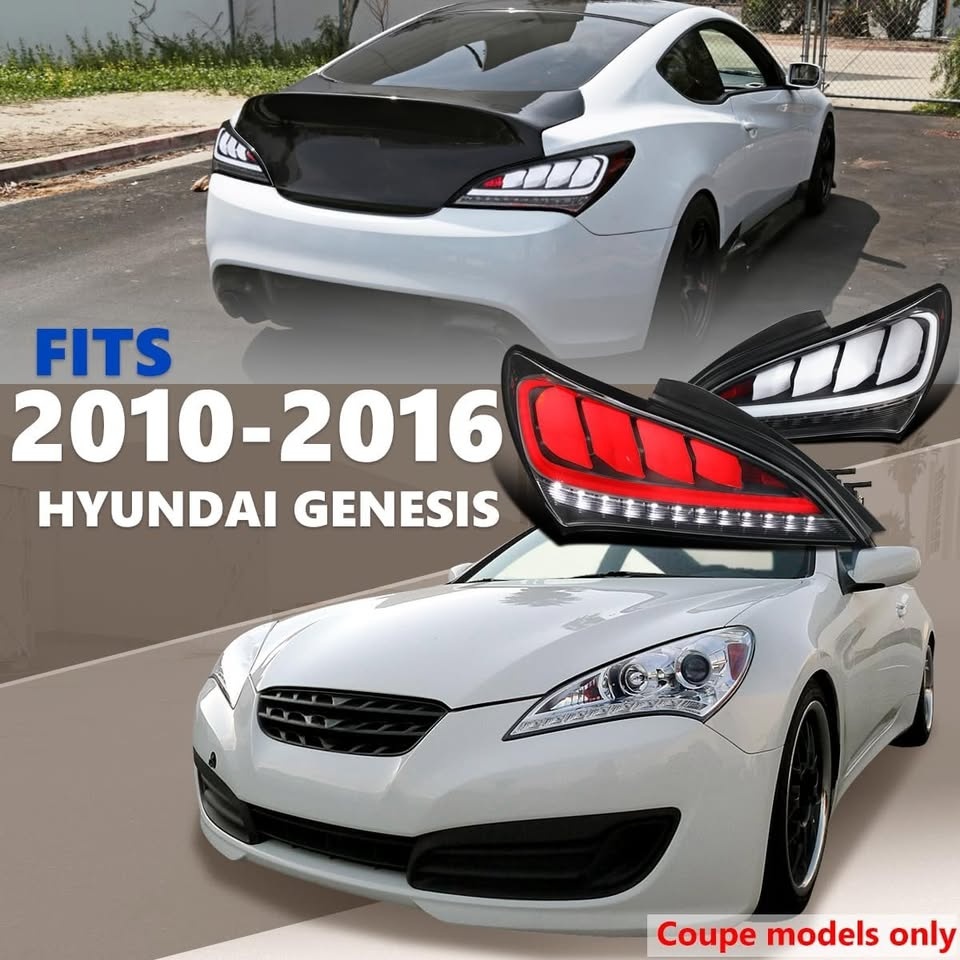 Brand New SPEC-D LED Tail Lights Hyundai Genesis Coupe 10-16 - photo 3