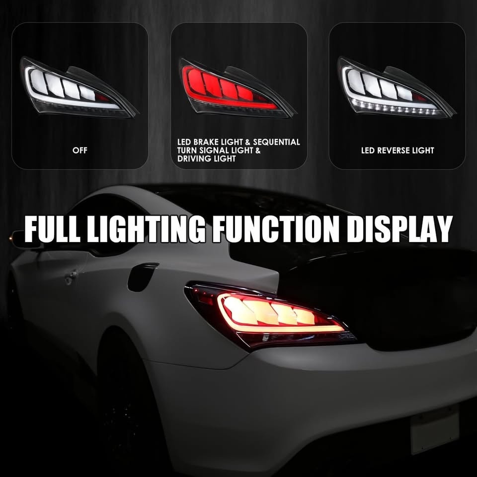 Brand New SPEC-D LED Tail Lights Hyundai Genesis Coupe 10-16 - photo 5