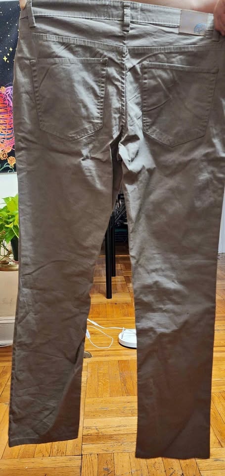 Men's Taupe Straight leg pants