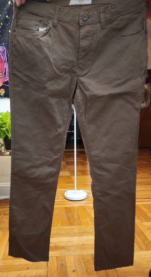 Men's Taupe Straight leg pants - photo 2
