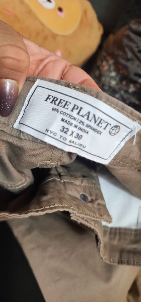 Men's Taupe Straight leg pants - photo 3