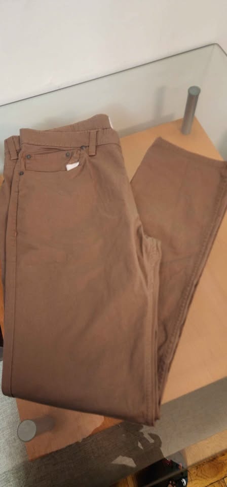Men's Taupe Straight leg pants - photo 5