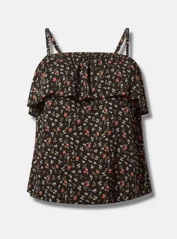 Torrid Rayon Slub Tiered Tank - photo 2