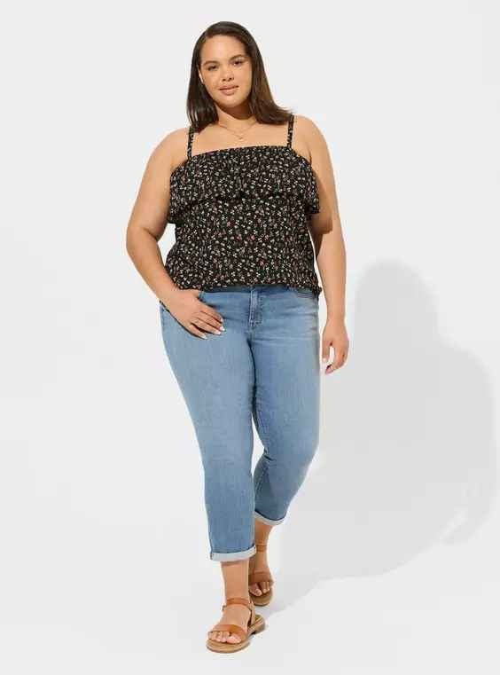 Torrid Rayon Slub Tiered Tank - photo 5