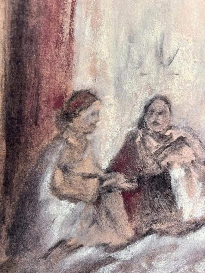 "Untitled, 1988" Original Charcoal Painting image indicator(3)