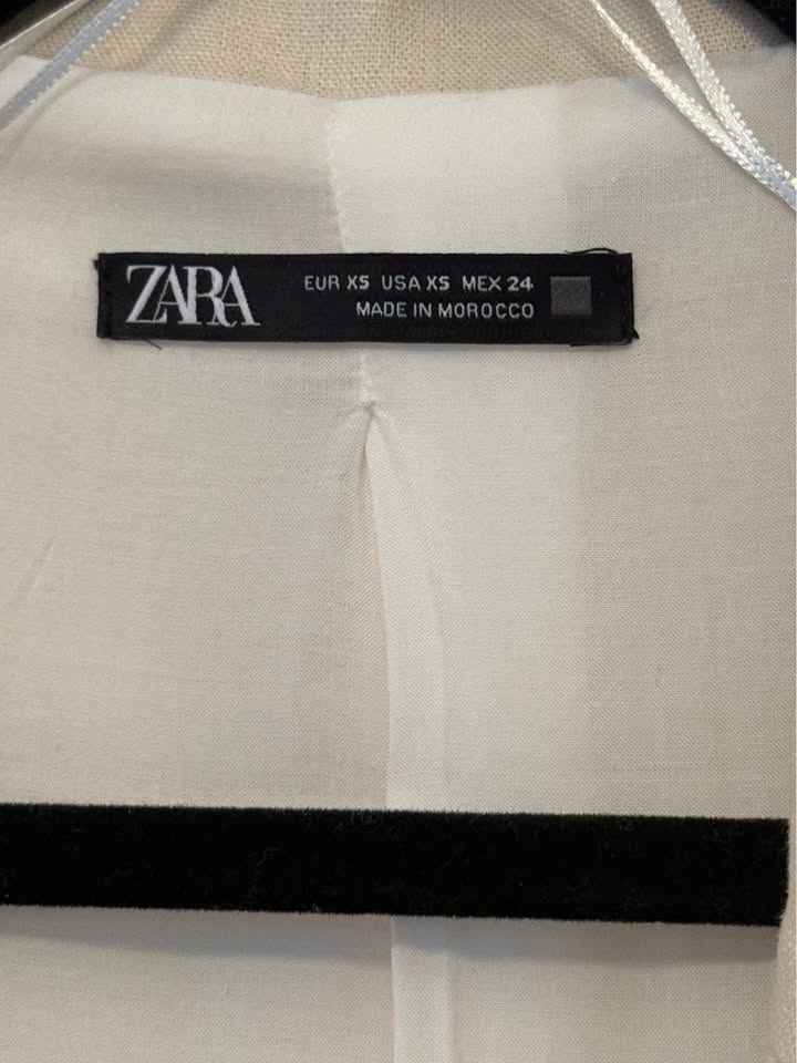 Zara Beige Longline Blazer / Blazer Dress (XS) - photo 3