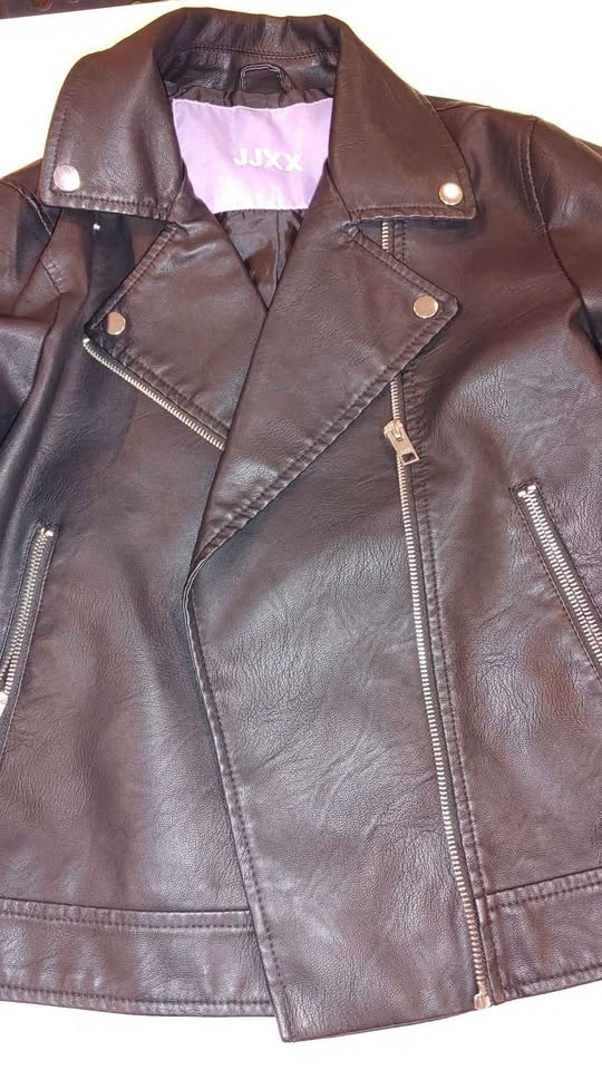 black faux leather jacket brand new - photo 2