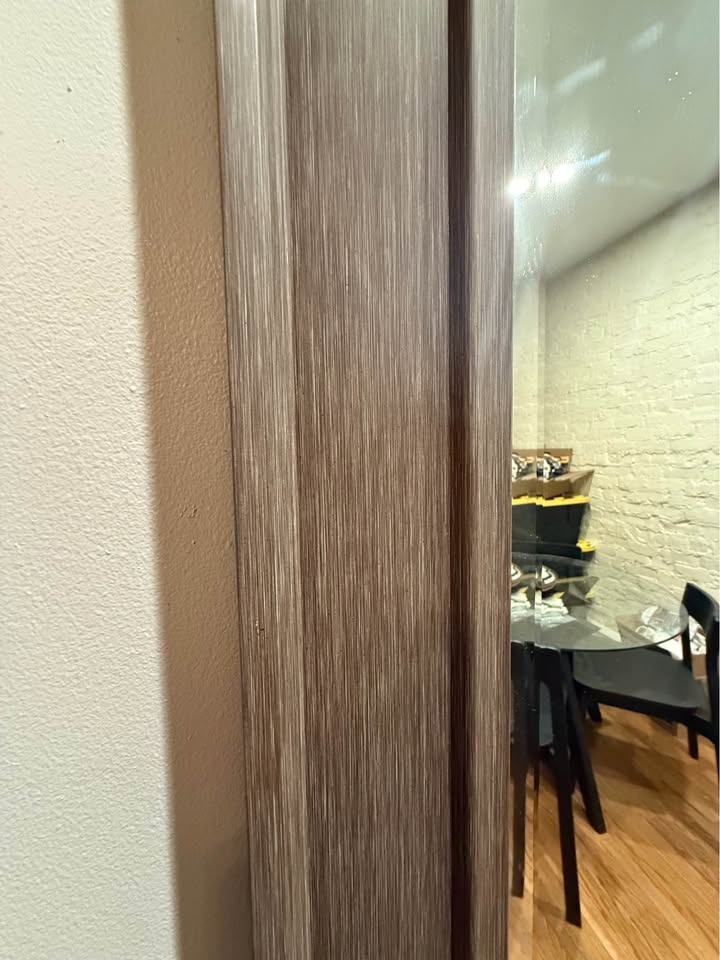 XL Full Length Faux Wood Mirror - Grey - photo 4
