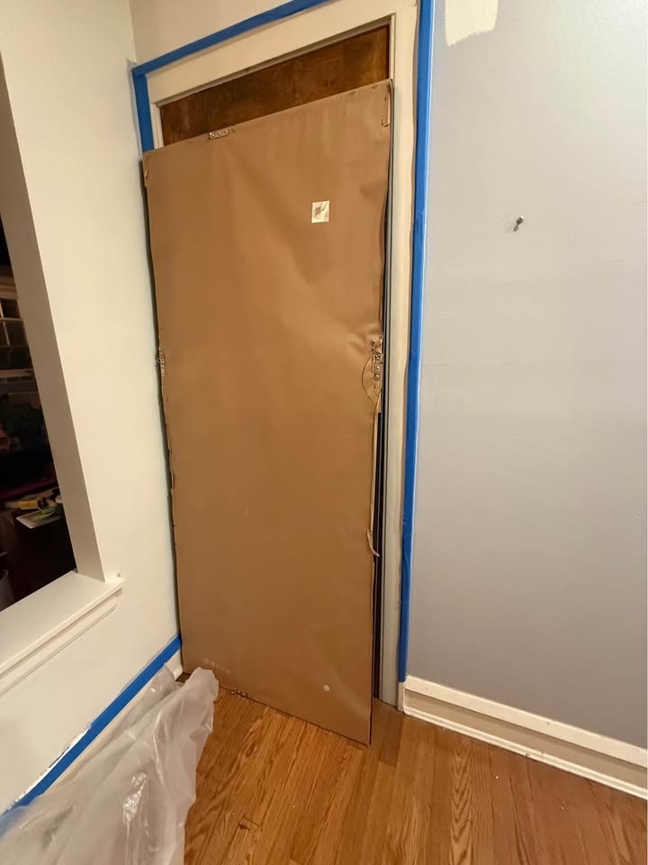 XL Full Length Faux Wood Mirror - Grey - photo 5