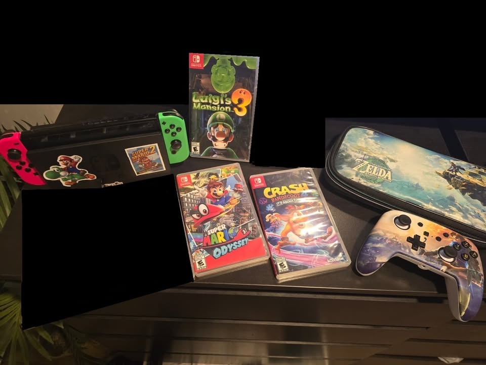 Nintendo Switch Games (Crash, Mario, Luigi)