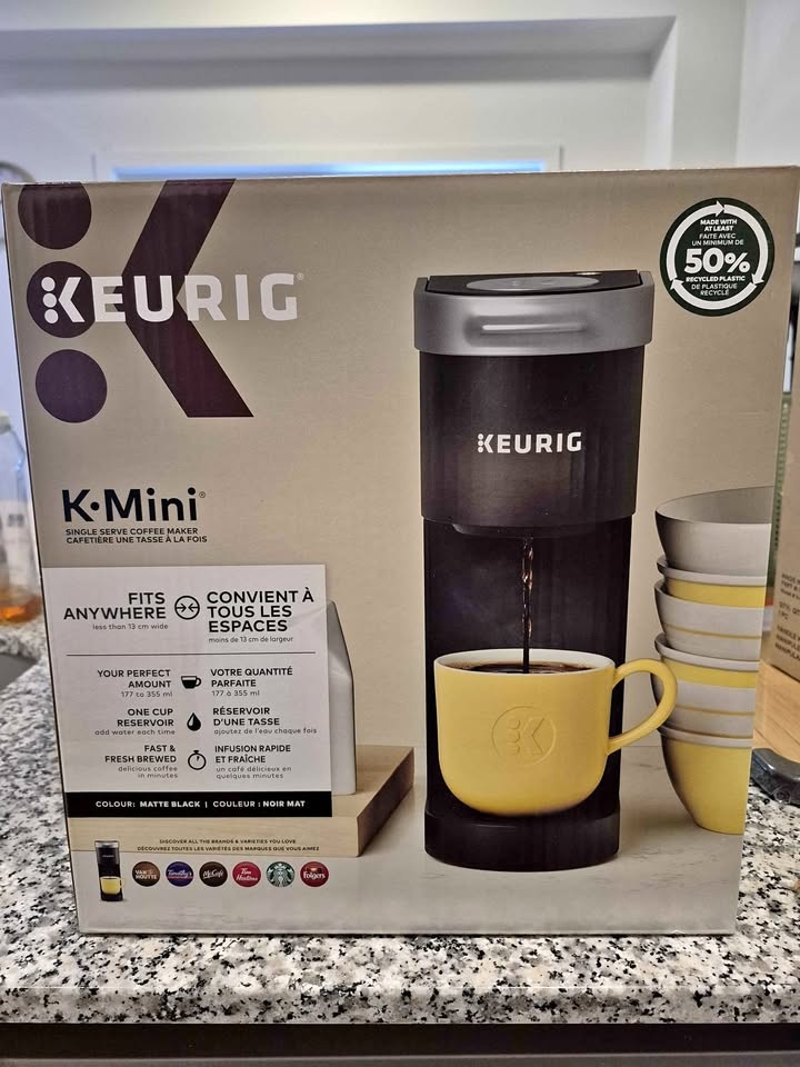 Keurig K Mini Brand New In Box (MATTE BLACK)