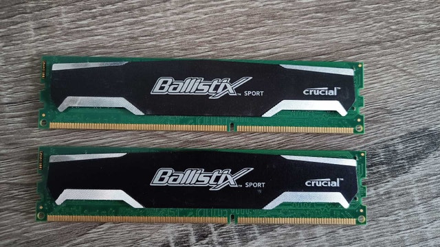 Crucial Ballistix 8 gb (2x4GB) DDR3 kit