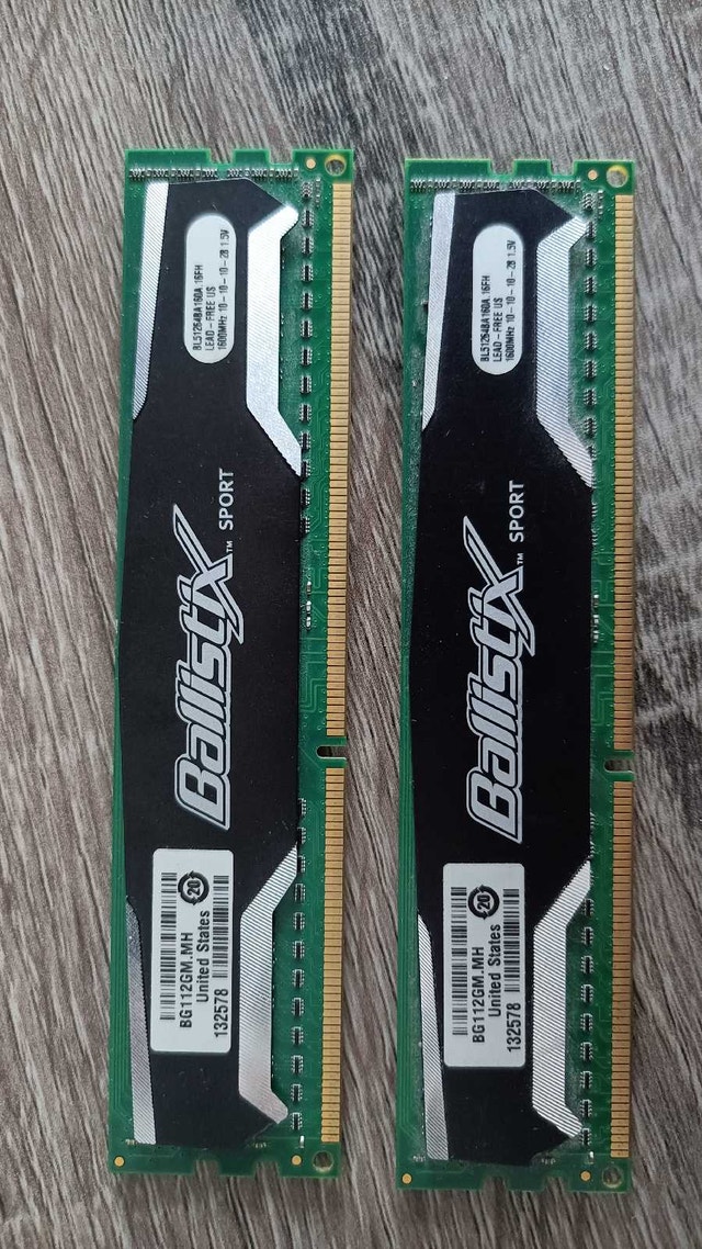Crucial Ballistix 8 gb (2x4GB) DDR3 kit - photo 2