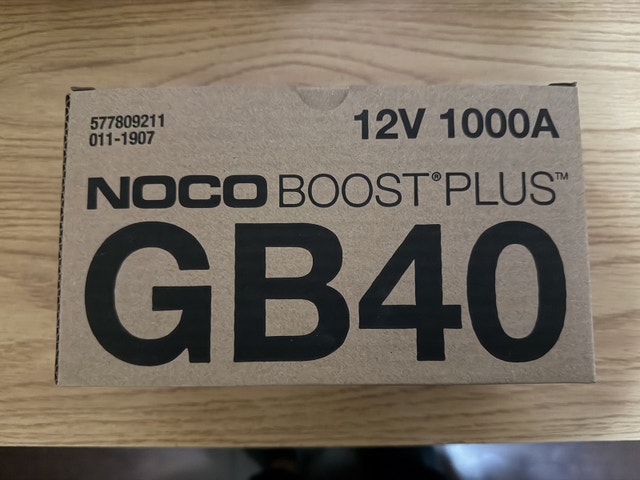 NOCO GB40 1000 Amp Lithium Jump Starter (NEW)