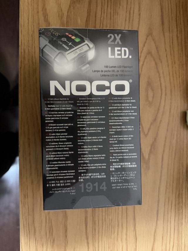 NOCO GB40 1000 Amp Lithium Jump Starter (NEW) - photo 3
