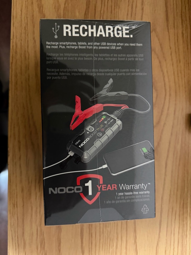 NOCO GB40 1000 Amp Lithium Jump Starter (NEW) - photo 5