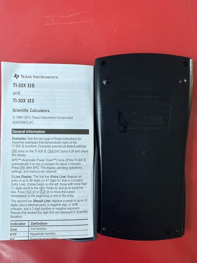 Texas Instruments TI-30XIIS - photo 3