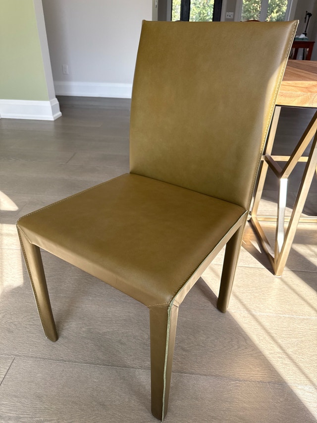 Crate and barrel folio side chair