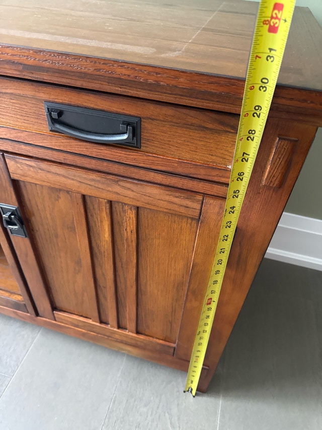 Solid Wood Media Console - photo 4