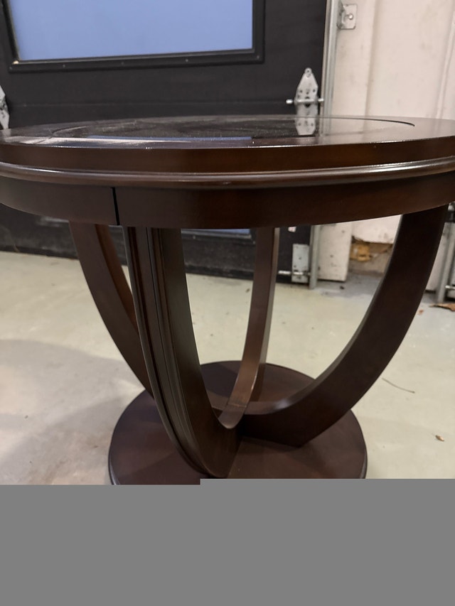 Round Glass Top Table - photo 4