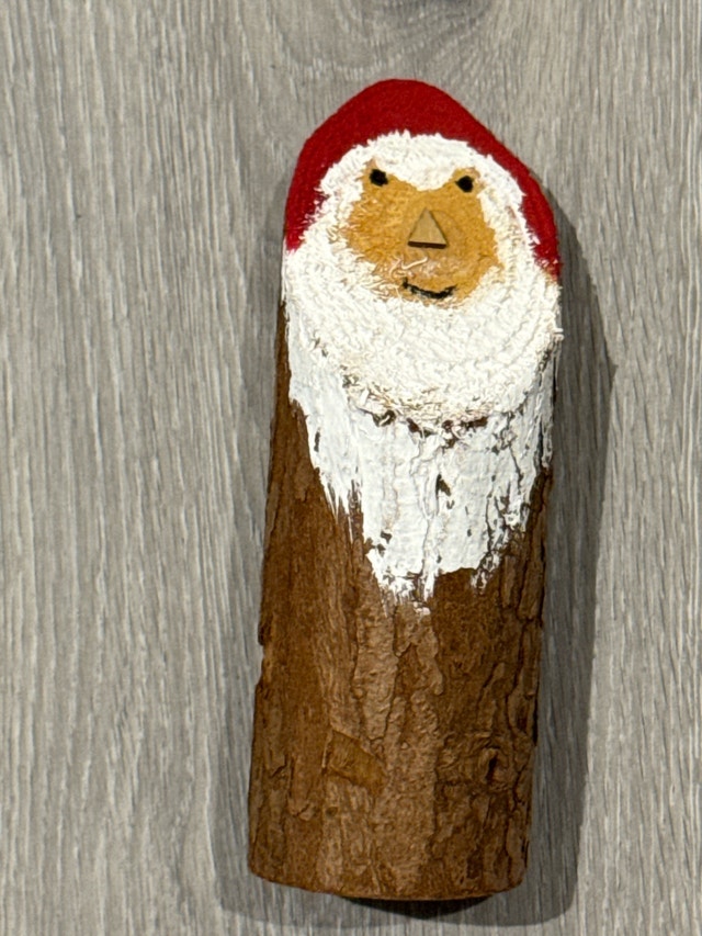 Wood Santa Carving