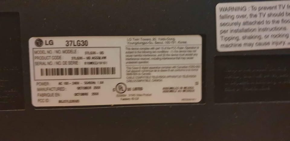 LG TV 37 Inches - photo 5