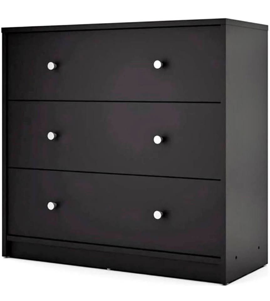 MOVE OUT SALE: Modern 3 Drawer Wooden Chest