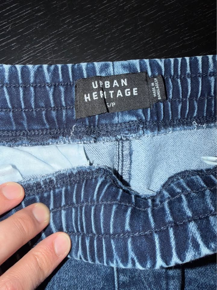Men's denim skinny biker jeans with a washed finish (S) - photo 2